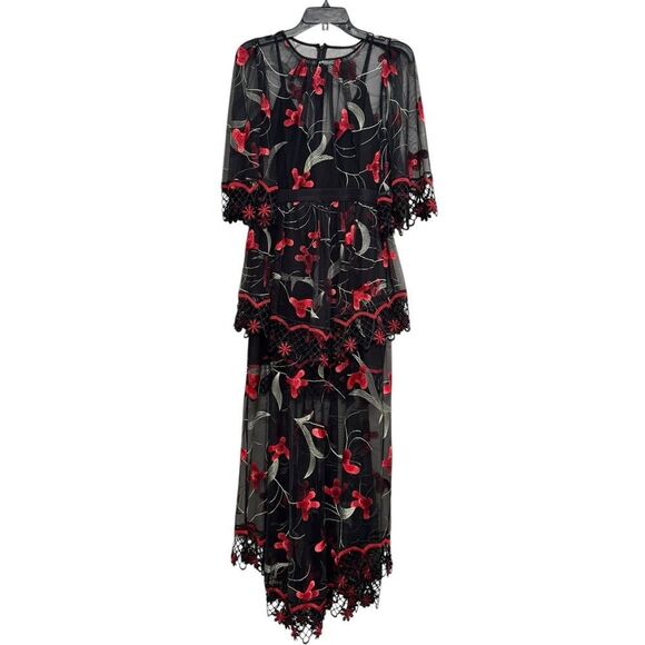 Alice McCall Marigold Dress in Black Sugar Plum - Size 8 - New - Picture 3 of 6